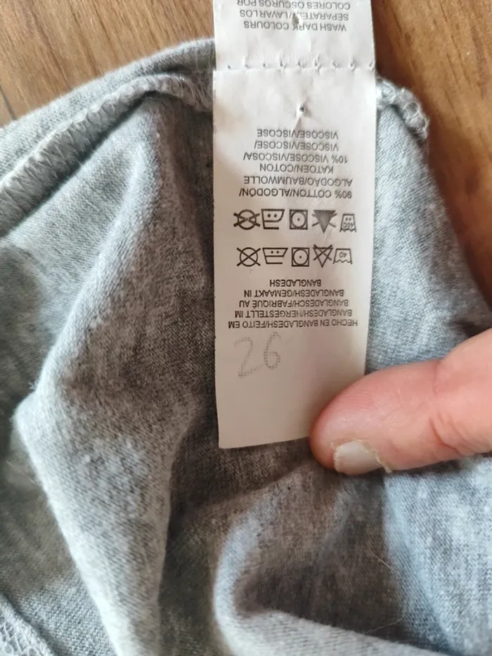 T-shirt Atmosphere Gris, Taille 44 - Message Inspirant ! - photo numéro 6