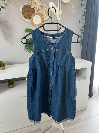 Robe sans manche jean 7 ans