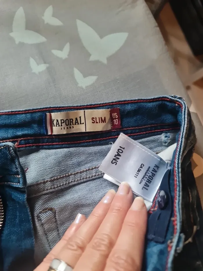 Jeans slim Kaporal 10 ans - photo numéro 5