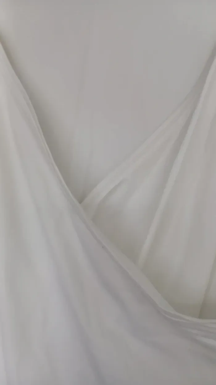 Blouse cache-coeur blanche transfer´ - photo numéro 4
