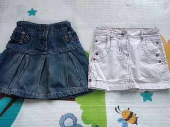2 jupes en jeans
