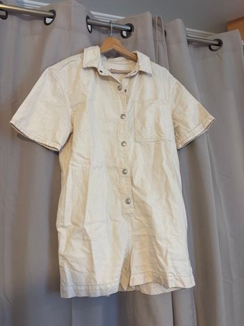 Combinaison short beige