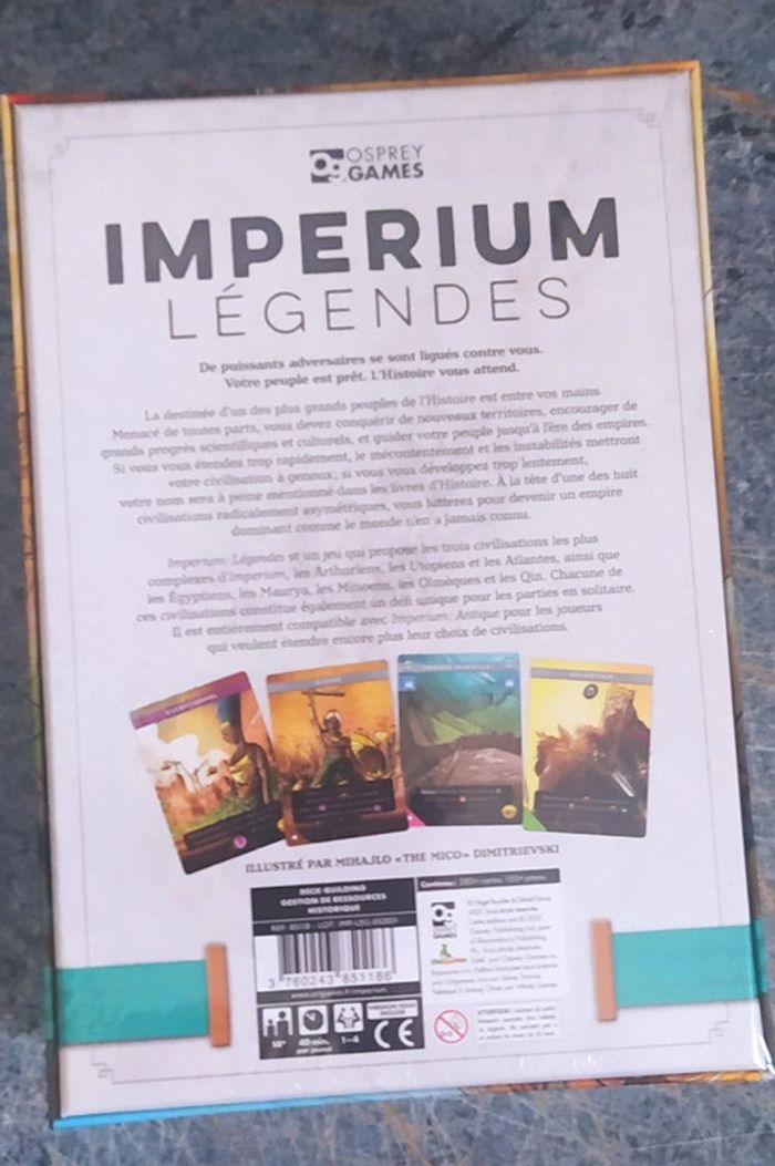 Imperium - Legendes - Jeu de société sous emballage - Prix Ferme - photo numéro 2