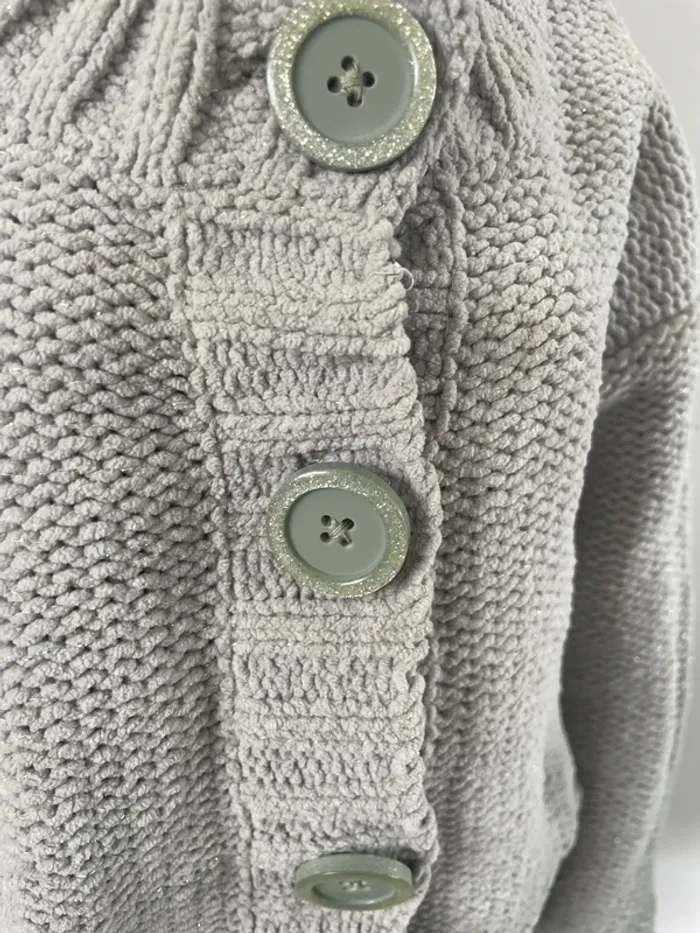 Gilet vert fille - photo numéro 2