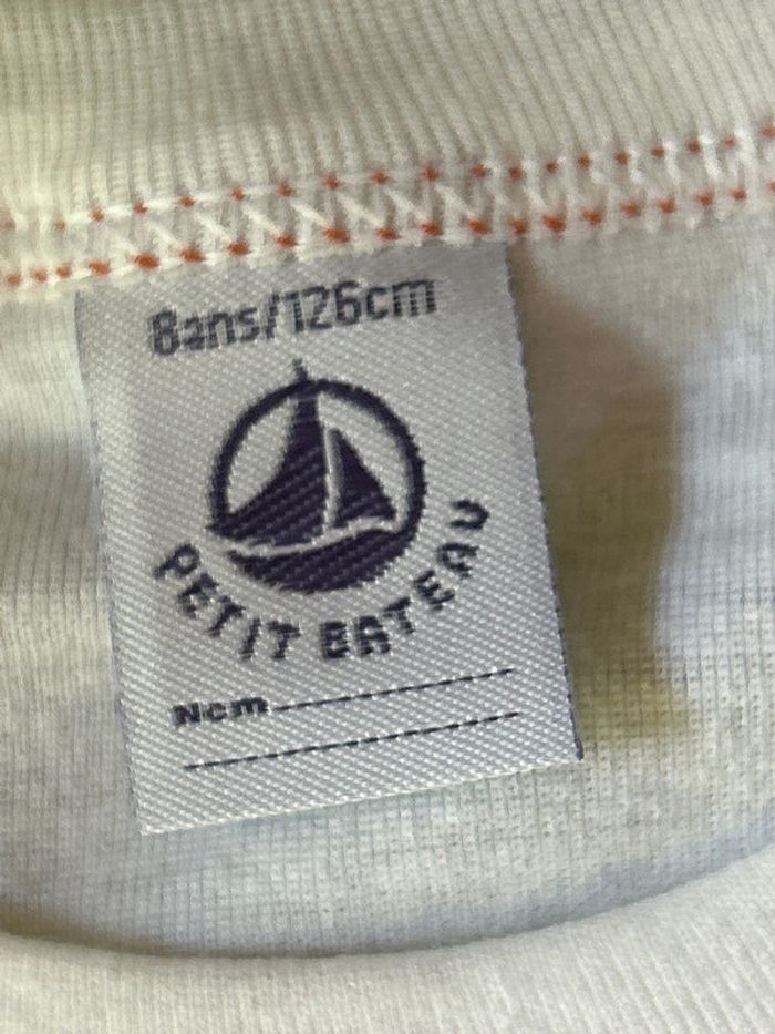 T-shirt 8 ans Petit Bateau neuf - photo numéro 3