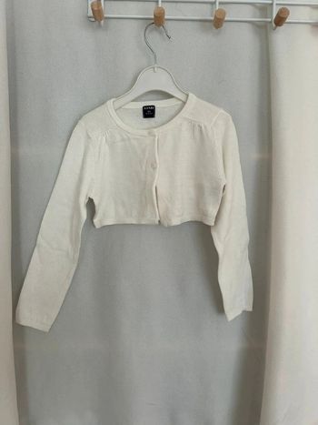 Gilet court blanc