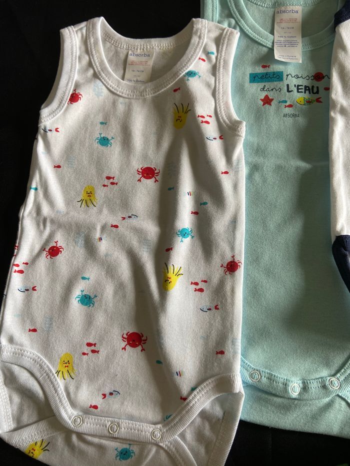 Lot de 3 bodies absorba sans manches - photo numéro 4