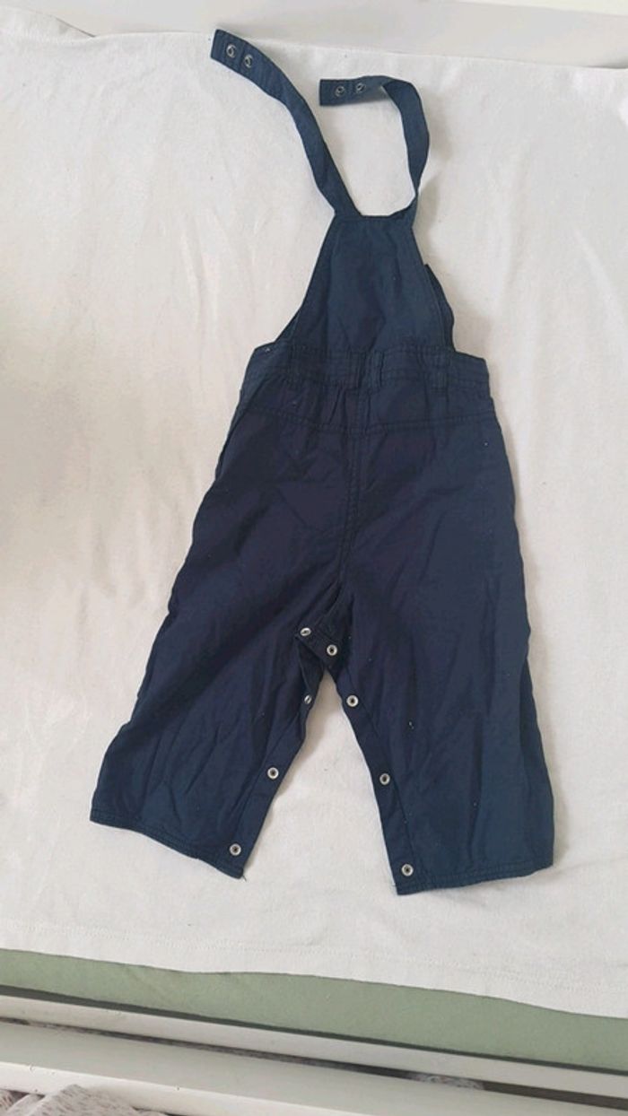 Salopette garçon bleu marine - photo numéro 3