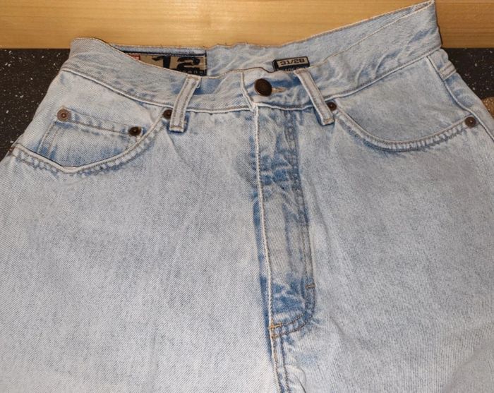 Jeans bleu clair junglers 34 - photo numéro 2