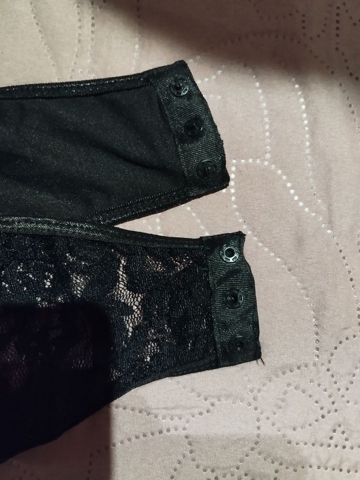 Body femme noir manche longue - photo numéro 5