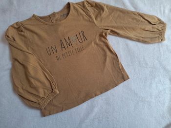 Maillot un amour de petite fille . Manches longues