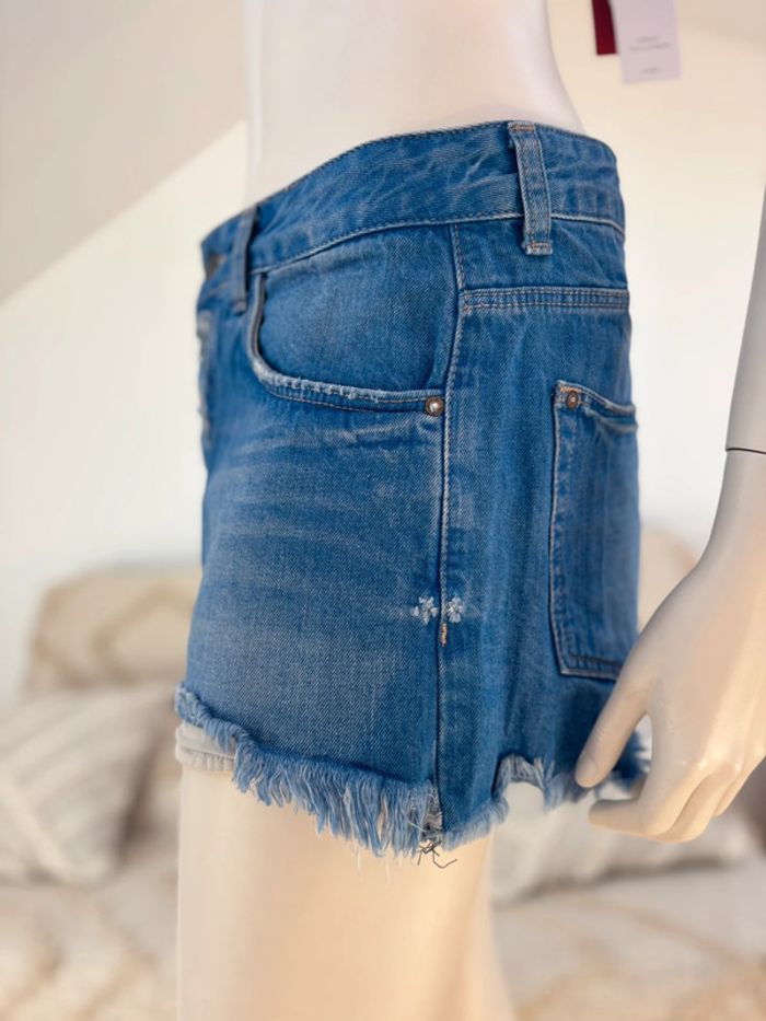 Jean déchiré avec poches apparentes T36 Zara - photo numéro 5
