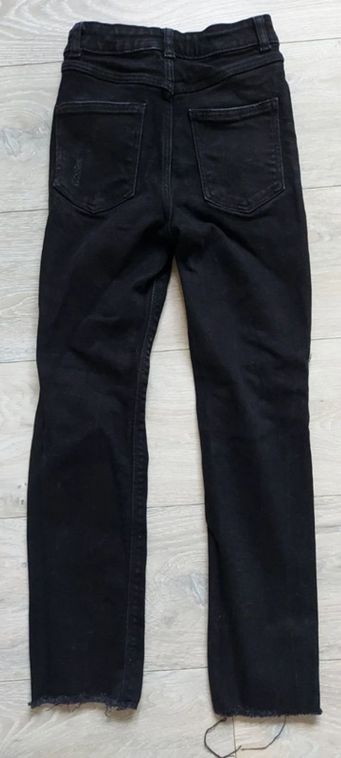 Pantalon jean s noir, slim, épais, XXS/12 ans, peu mis - photo numéro 8