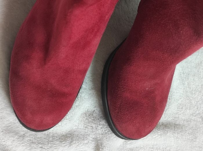 Bottines à talons rouge taille 38 - photo numéro 5
