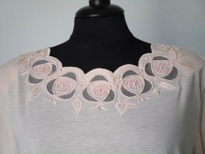 T-shirt vintage saumon 42 TBE - photo numéro 3