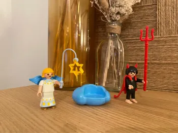 Personnages Playmobil ange et diable