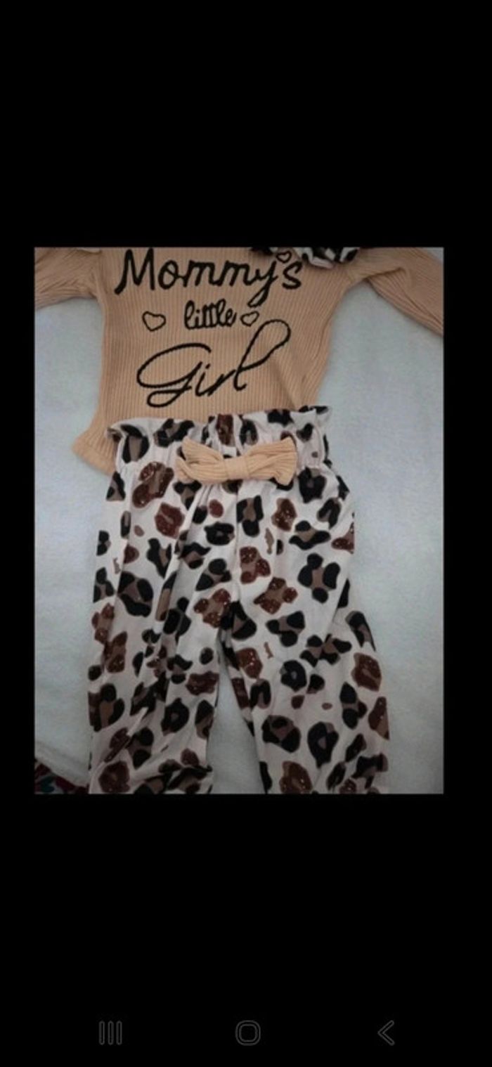 đ Ensemble 6 mois fille leopard - photo numĂ©ro 2