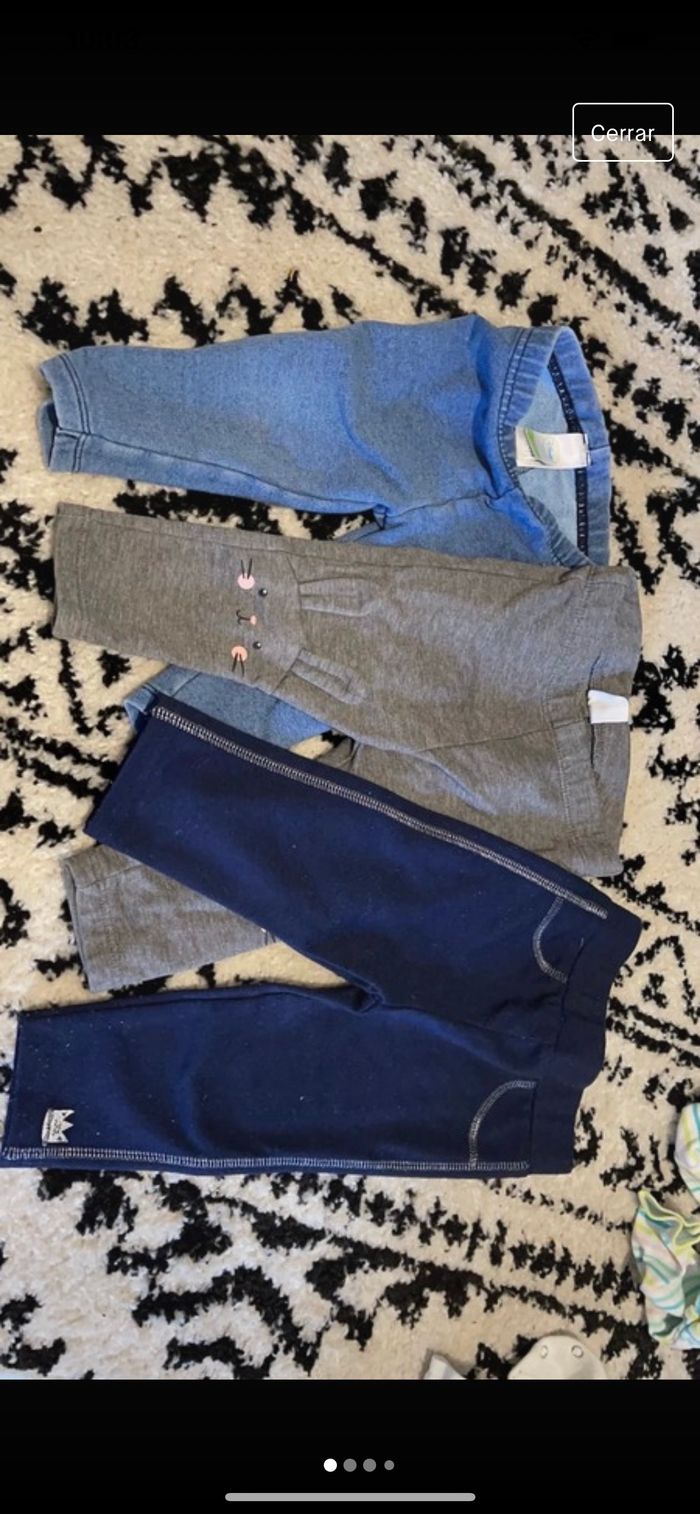 Lot pantalon bébé fille