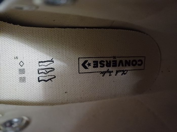 Basket converse neuve toile montante Pointure 45 bleu marine Chuck taylor - photo numéro 10