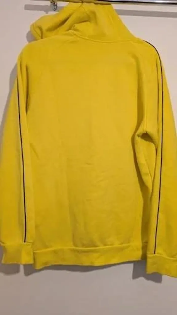 ADIDAS hoodie jaune "pop" - Taille m - état nickel - photo numéro 2