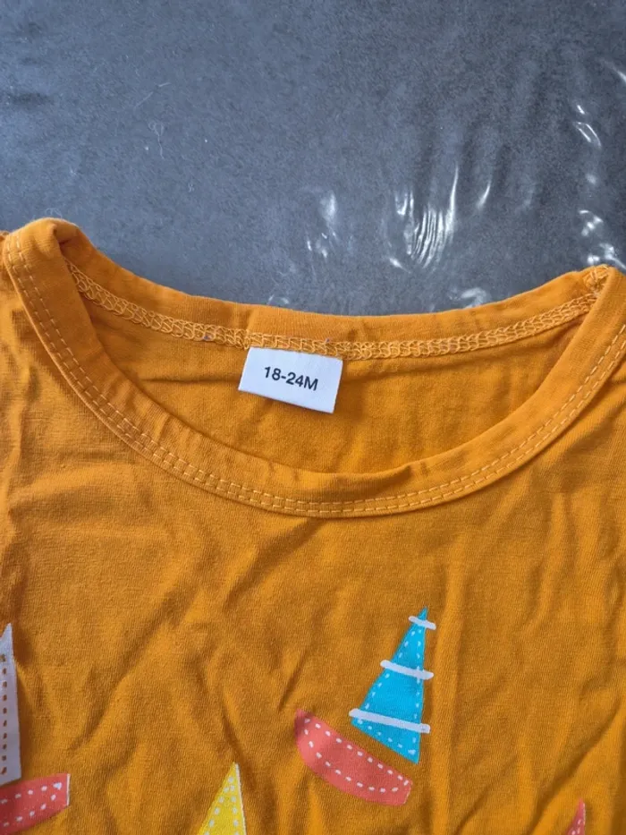 T-shirt été bateau - photo numéro 2