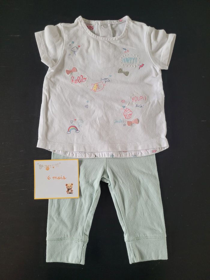 Lot ensembles été fille 6 mois - photo numéro 4