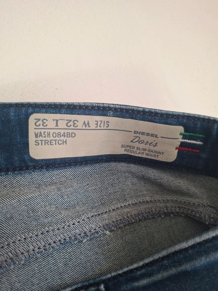 Jean Diesel Doris bleu super slim skinny ( équivaut à 42 Fr femme), et ( équivaut à 40 FR homme) - photo numéro 6