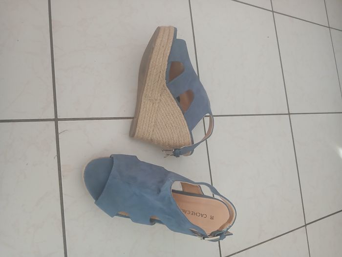 Sandales avec talon compenser - photo numéro 3