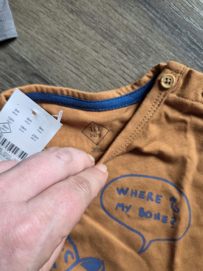 Lot de 3 t-shirts manches longues garçon. Taille 3 ans. Gémo, Tex. TBE - photo numéro 7