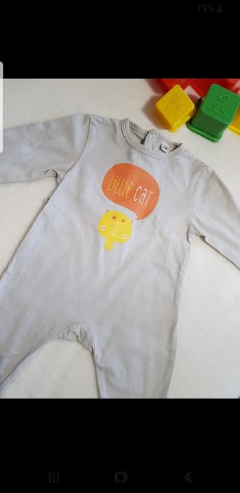 Pyjama bébé taille 1 mois