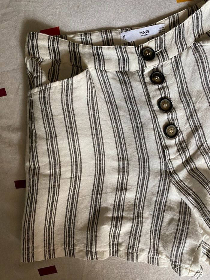 Short blanc et noir Mango - photo numéro 6