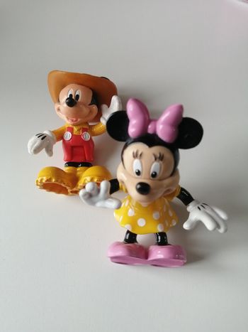 figurine disney mickey et minnie