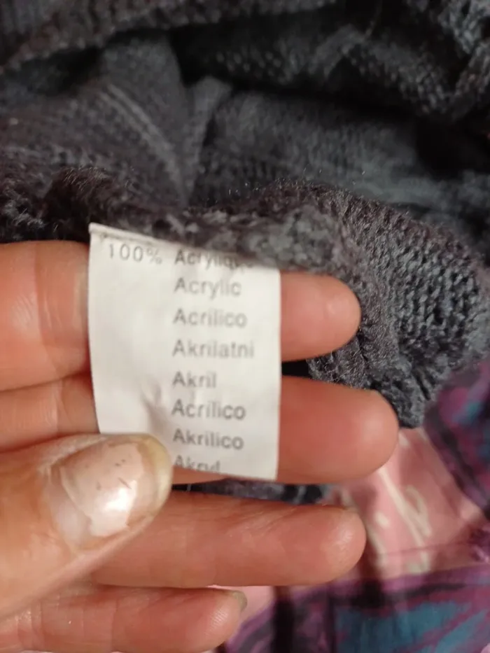 Joli pull gris sans manches taille 46/48 - photo numéro 5