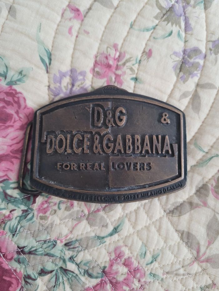 Boucle de ceinture dolce et gabbana