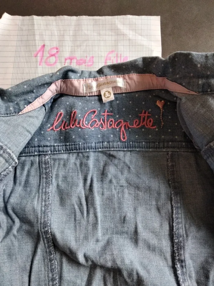 Veste en jean Lulu castagnette - photo numéro 3