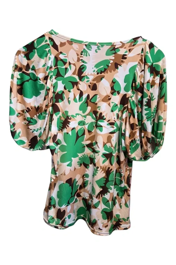 Blouse manches courtes extensible T36 - photo numéro 4