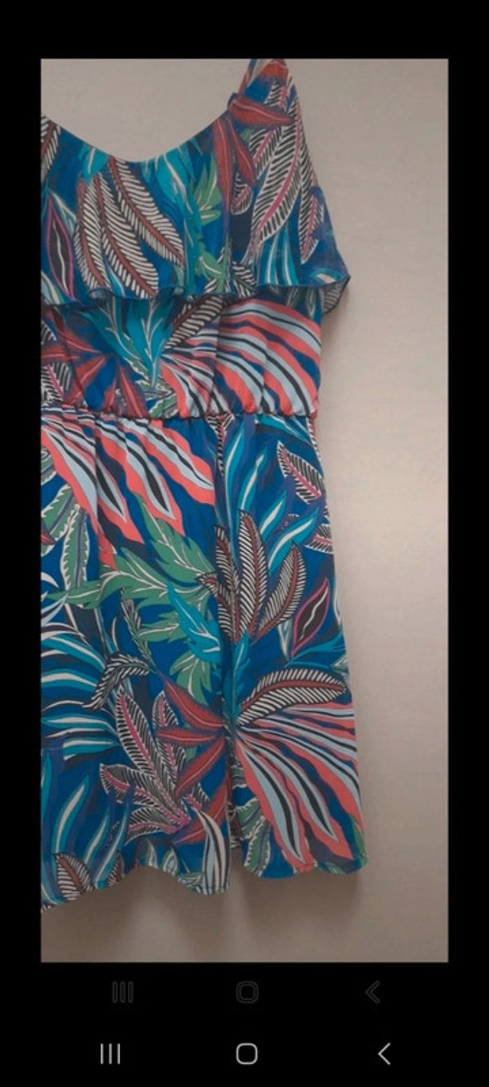 Robe fluide imprimé tropical - photo numéro 4