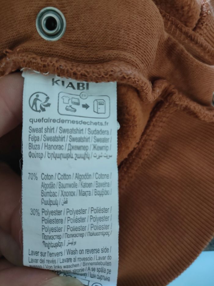 Sweat avec inscription Kiabi - photo numéro 7