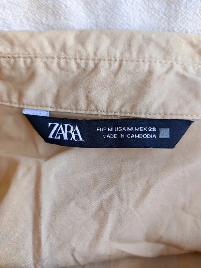 Chemise Zara – M – Crème – État : Excellent - photo numéro 5