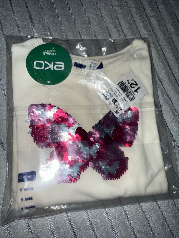 T-shirt manches longues Okaïdi