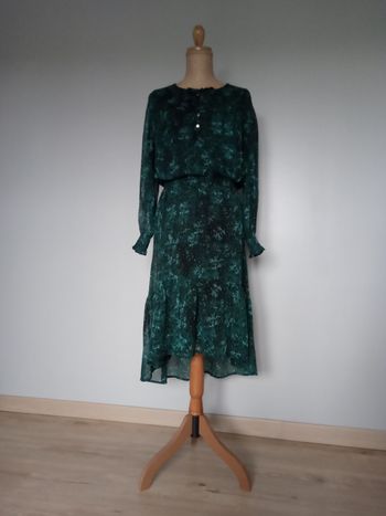 Robe charlott' taille 38 vert foncé