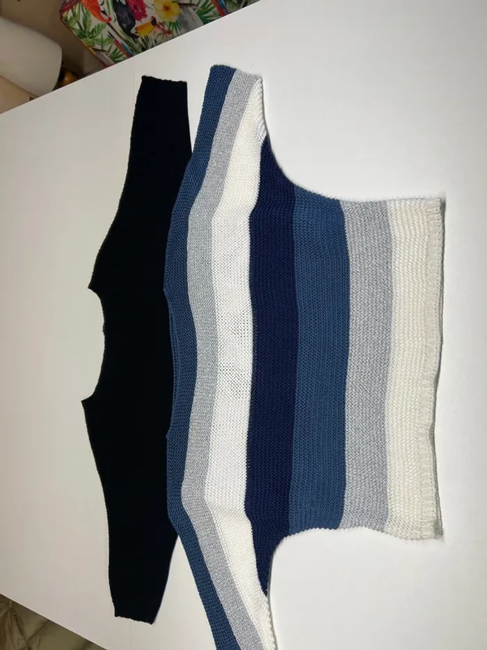 Lot de 2 pulls coton