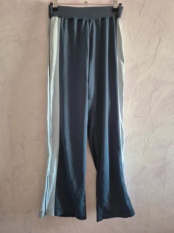 Pantalon de jogging bicolore bandes latérales