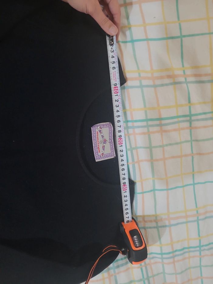 Robe sweat noir, avec fleurs en feutrine, Mamatayoe - photo numéro 6