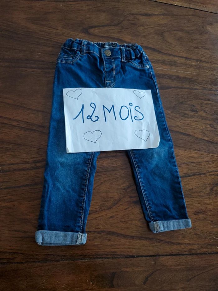 Jean confortable 12 mois