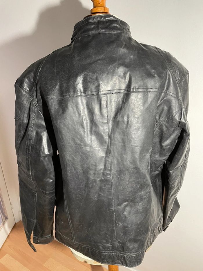 Veste en cuir homme - photo numéro 2