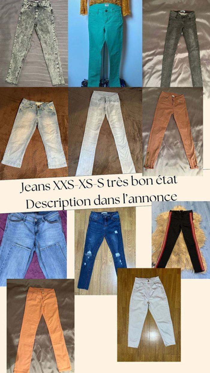 Jeans très bon état à partir de 1€ tailles 32 à 40 mavi zara mango, morgan,