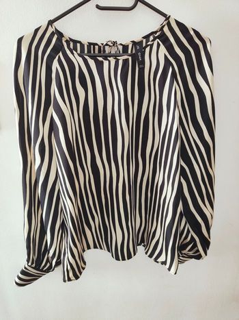Blouse zébrée Mango 🦓
