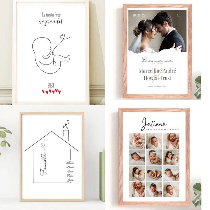 Affiches personnalisées naissance - photo numéro 17