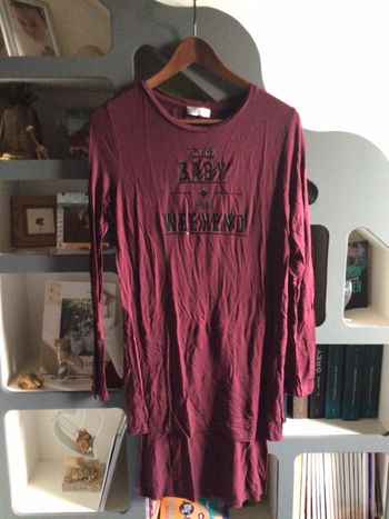 Tunique Bordeaux cache cache